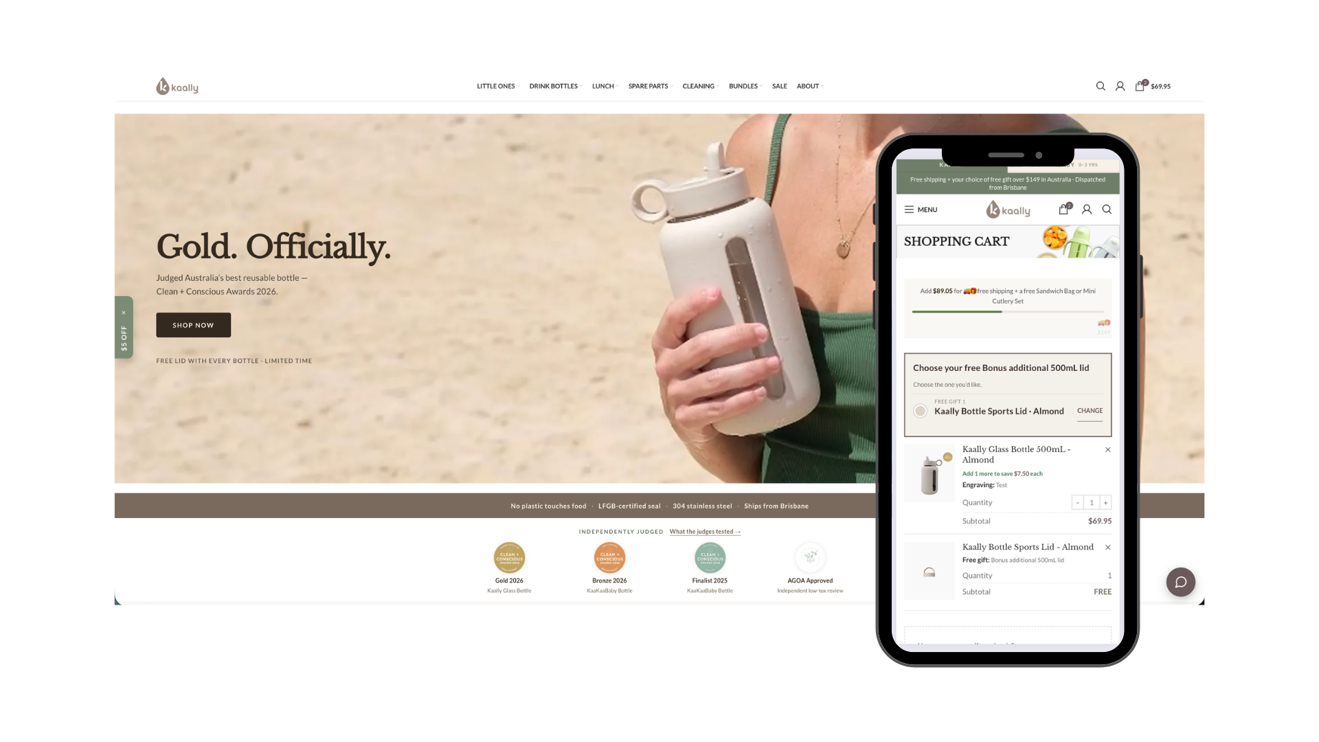 Kaally E-commerce Website Preview